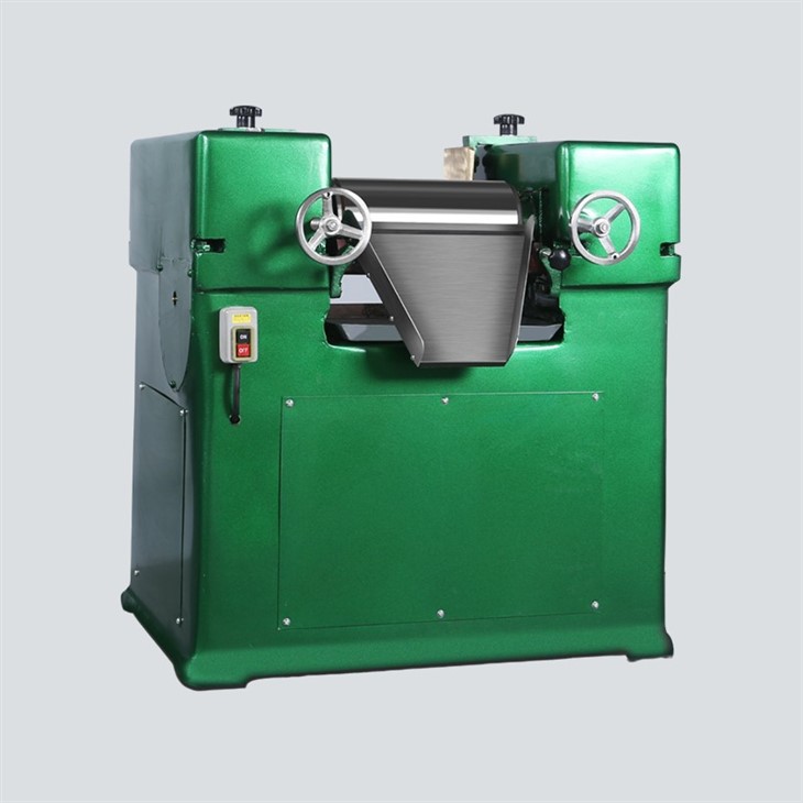 S basic manual steel three roll mill 3